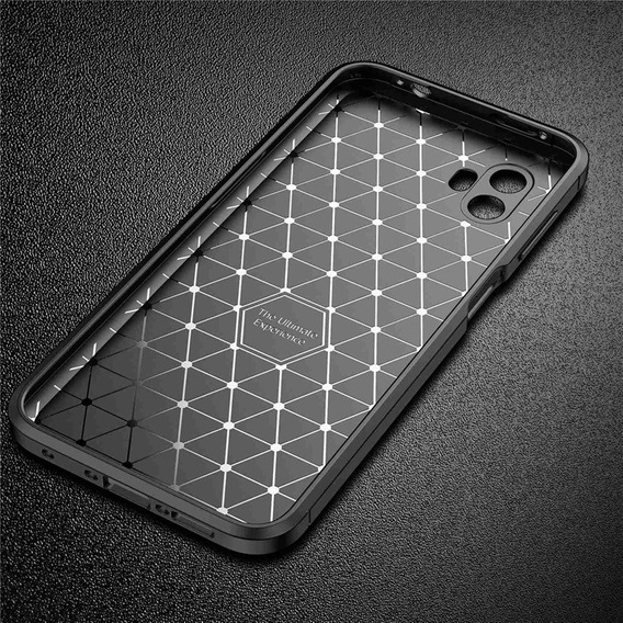 Чехол до Samsung Galaxy Xcover 6 Pro, Carbon Gel, чёрный
