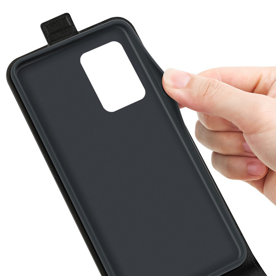 Откидной чехол для Xiaomi Redmi Note 12 Pro+ 5G, Flip, чёрный
