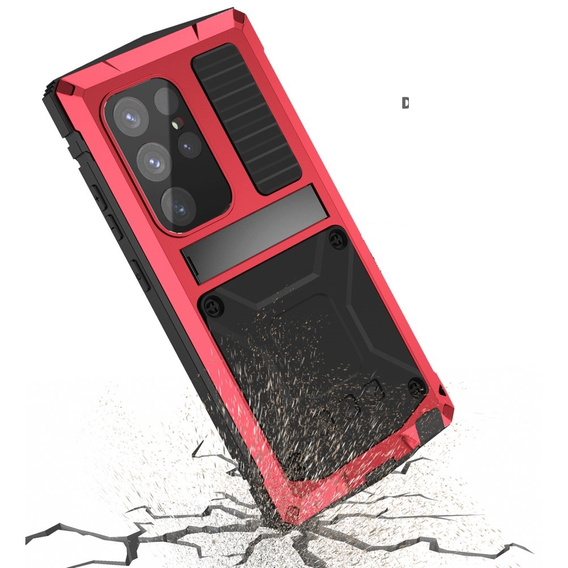 Бронированный чехол для Samsung Galaxy S24 Ultra R-JUST, красный