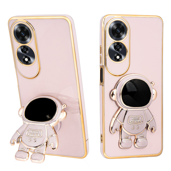 Чехол до Oppo A60, Astronaut, розовый