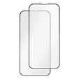 2x Скло захисне загартоване для iPhone 16e / 14 / 13 / 13 Pro, ERBORD Easy App Full Screen Protector