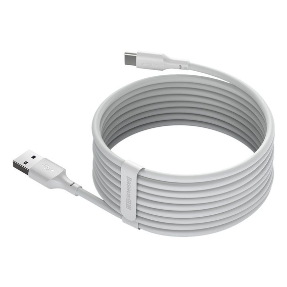 BASEUS Wisdom Kaбель TYPE-C 150CM/5A (2 sztuki) - White