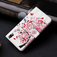 Откидной чехол для Samsung Galaxy A14 4G/5G, Wallet, tree, белый