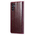 Флип-кейс CASEME для Samsung Galaxy A34 5G, Waxy Textured, красный
