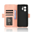 Откидной чехол для Realme GT 7 Pro, Card Slot, розовый