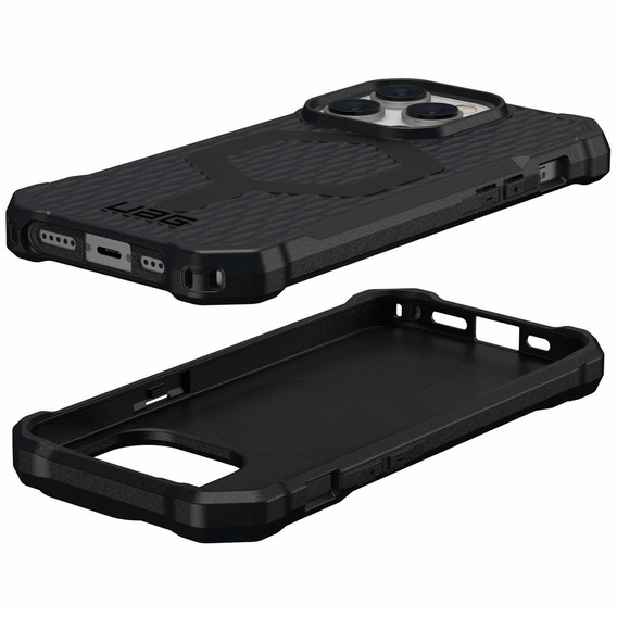 Чoхол Urban Armor Gear до iPhone 14 Pro, Essential Armor MagSafe, чорний