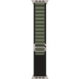 Нейлоновый ремешок до Apple Watch 1/2/3/4/5/6/7/8/SE/ULTRA 42/44/45/49 MM, Green / Black