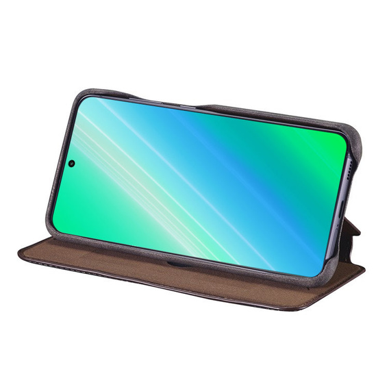 Чохол-книжка для Samsung Galaxy S23, ERBORD Retro, коричневий