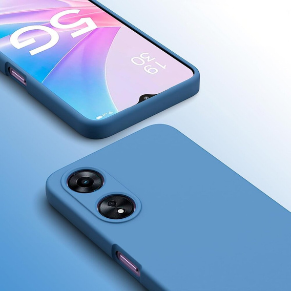 Чехол до Oppo A38 4G / Oppo A18 4G, Silicone Lite, синий