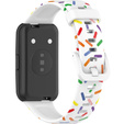 Силіконовий ремінець для Huawei Band 7, White / Colorful