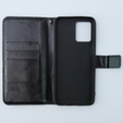 Откидной чехол для Motorola Moto G54 5G, Crazy Horse Wallet, чёрный
