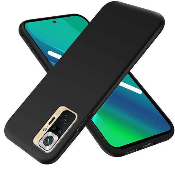 Тонкий чохол до Xiaomi Redmi Note 10 Pro, Slim, чорний