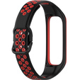 Силиконовый ремешок для Samsung Galaxy Fit 2 SM-R220, Black / Red