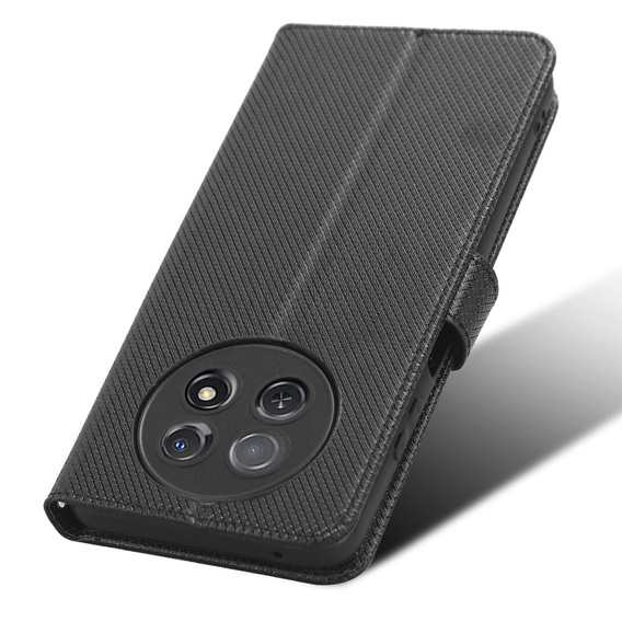 Откидной чехол для Huawei Nova Y91 4G, Wallet Smart Magnet, чёрный