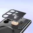 Магнітний чохол для Samsung Galaxy S23 Ultra 5G, Aroma Hybrid, чорний