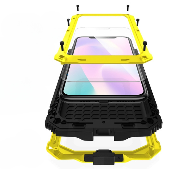 Броньований чохол для iPhone 11, R-JUST, жовтий / чорний