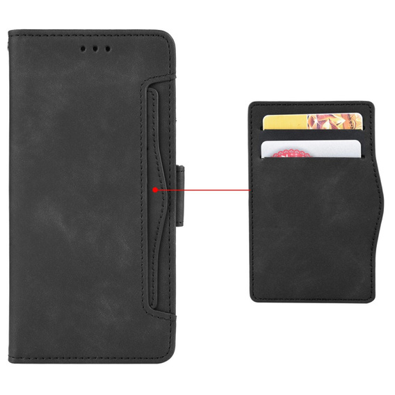 Откидной чехол для Oppo Reno 13F / Oppo Reno 13FS, Card Slot, чёрный