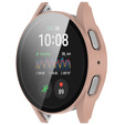 Чохол з інтегрованим склом для Samsung Galaxy Watch6 44 мм, рожевий rose gold