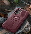 Броньований чохол для Samsung Galaxy S24 FE, Dexnor Full Body (Two Frames), рожевий