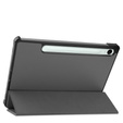 Чехол для Samsung Galaxy Tab S9 FE, Tri-fold, серый