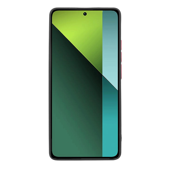 Силіконовий чохол для Xiaomi Redmi Note 13 Pro 5G, із захистом камери, прозорий / чорний + Загартоване скло 9H