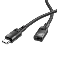 Адептер HOCO - USB-C TYPE-C на Lightning, Black
