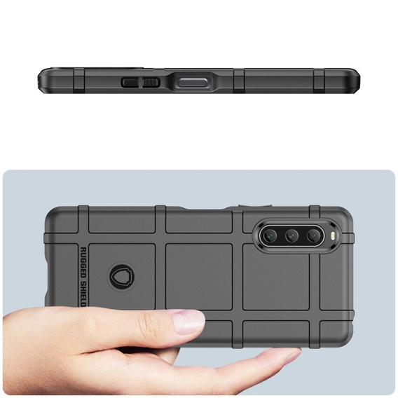 Чoхол до Sony Xperia 10 V, Rugged Shield, чорний