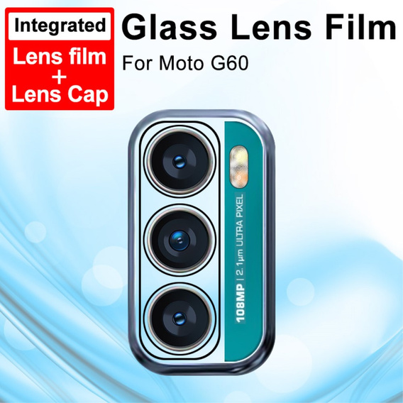 IMAK Скло для камери + ослона для  Motorola Moto G60