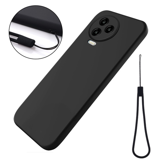 Чехол до Infinix Note 12 Pro 4G / Note 12 2023, Silicone Lite, чёрный