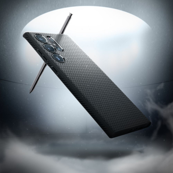 Чoхол Spigen до Samsung Galaxy S23 Ultra, Liquid Air, чорний