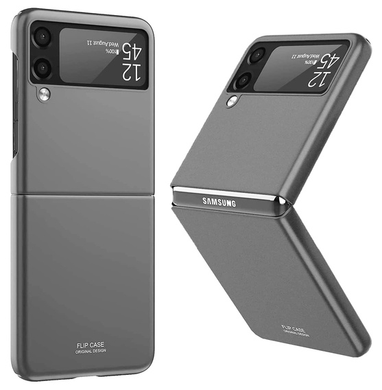 Чехол GKK PC Case до Samsung Galaxy Z Flip3 5G, Grey