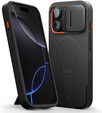 Чехол для iPhone 16 Pro, Suritch Shockproof, для MagSafe, чёрный