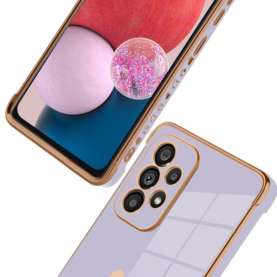 Чoхол до Samsung Galaxy A13 4G, Electro heart, фіолетовий