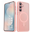 Матовий чохол для iPhone 17 Pro, для MagSafe, напівпрозорий рожевий