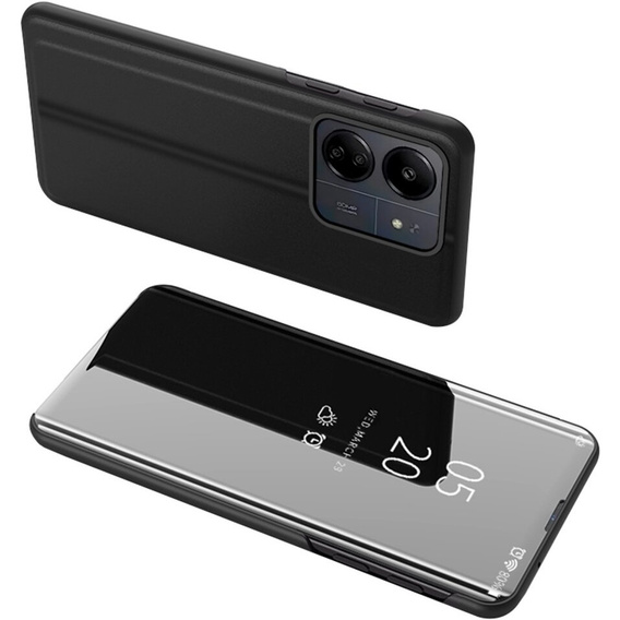 Чoхол до Xiaomi Redmi 13C / Poco C65, Clear View, чорний
