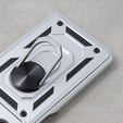 Чохол NOX Camera Slide Samsung Galaxy Z Fold5 5G, CamShield Slide, срібло