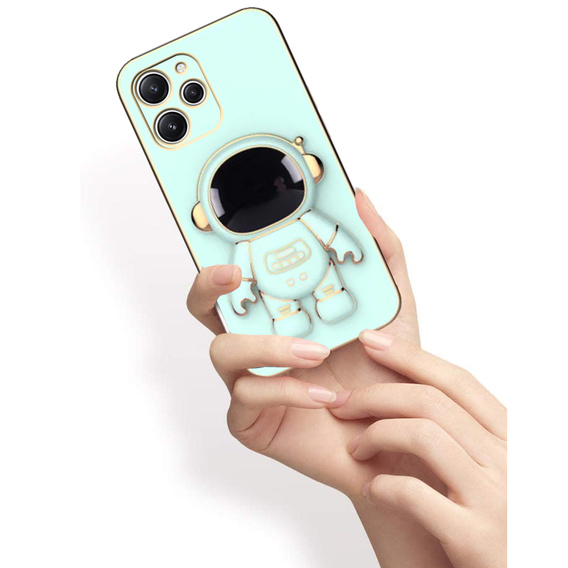 Чехол до Xiaomi Redmi 12, Astronaut, зелёный