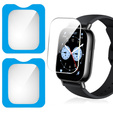 2x закаленное стекло с монтажной рамкой ERBORD для Xiaomi Redmi Watch 5 Lite