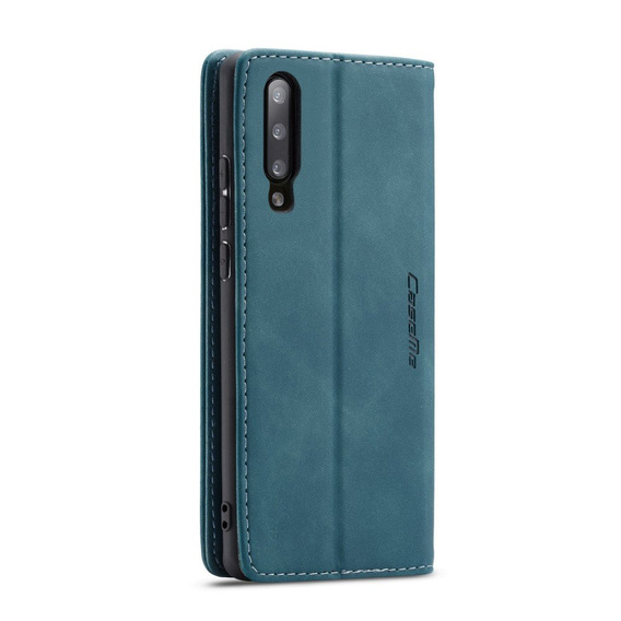 Чехол CASEME для Samsung Galaxy A50, Leather Wallet Case, синий