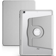 Чехол для iPad 10.2" 2021/2020/2019 (9/8/7 gen.), с местом для стилуса, поворачивающийся на 360°, серый