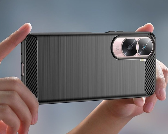 Чохол для Honor 90 Lite 5G / X50i 5G, карбоновий чорний