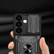 Броньований чохол для Samsung Galaxy S24, Camera Slide Card Slot, чорний