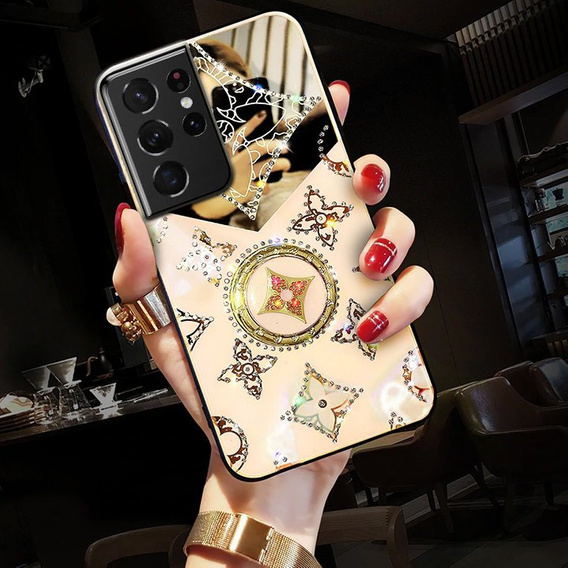 Чoхол Fashion до Samsung Galaxy S21 Ultra, рожевий