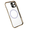 Магнітний чохол Dual Glass MagSafe для iPhone 12, золотий