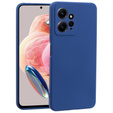 Чехол до Xiaomi Redmi Note 12 4G, Silicone Lite, темно-синий