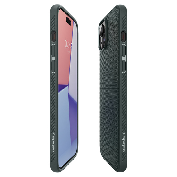 Чехол Spigen до Apple iPhone 15, Liquid Air, чёрный