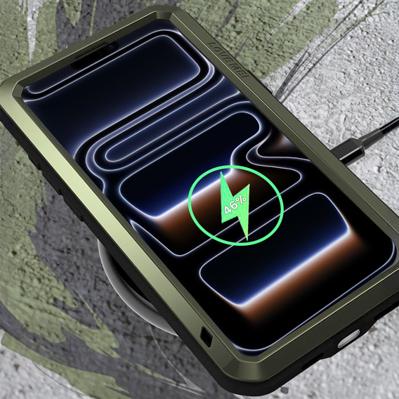 Броньований чохол із загартованим склом для iPhone 17 Pro Max