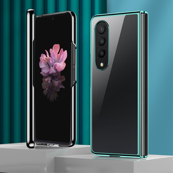 Чехол Electroplating Frame для Samsung Galaxy Z Fold 4 5G, Green