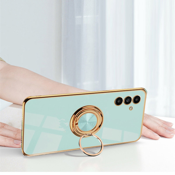 Чoхол до Samsung Galaxy A04S / A13 5G, Electro Ring, м'ятний 