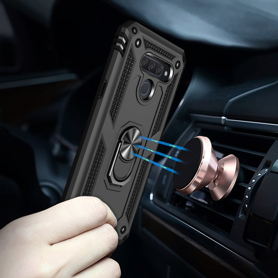 Броньований Чoхол до LG K50 / Q60, Nox Case Ring, чорний